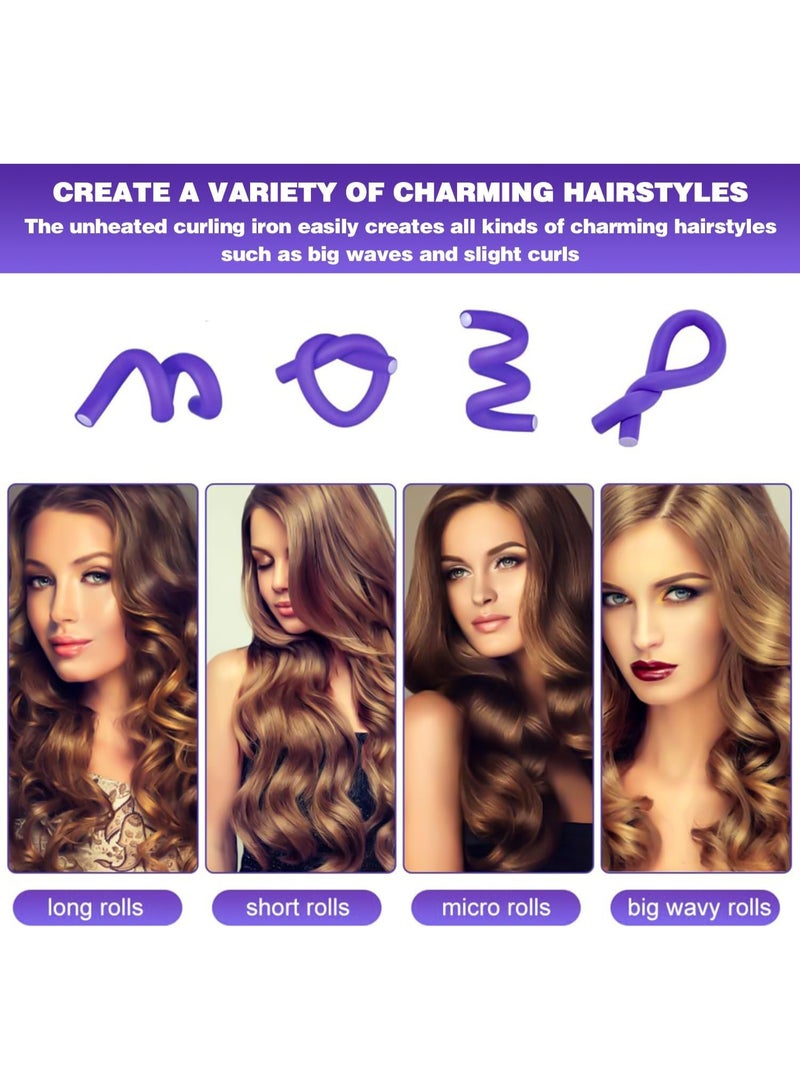 مكواة تجعيد الشعر، عبوة من 10 بكرات، إسفنجة تجعيد مرنة - Image 3